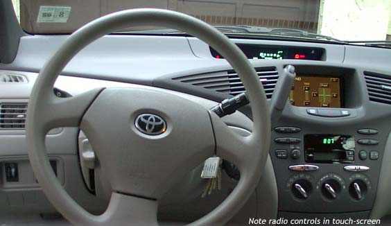 What the Toyota Prius driver sees